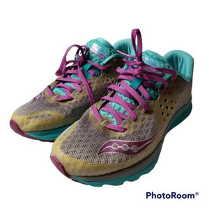 Saucony Kinvara 8 S10356-3 Gray Blue Running‎ Shoes Sneakers Women’s Size 8